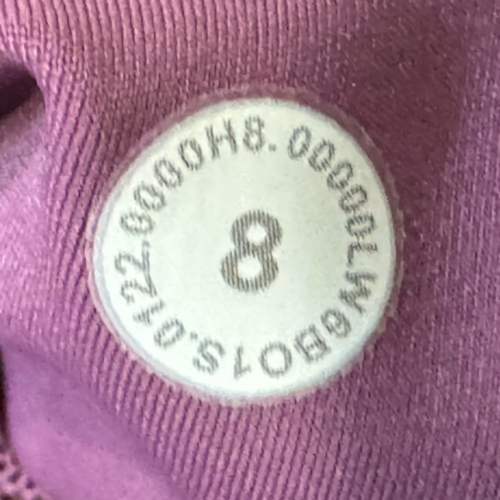 Lululemon Base Pace High-Rise Crop 23" in Vintage Plum Sz 8 - Picture 8 of 8